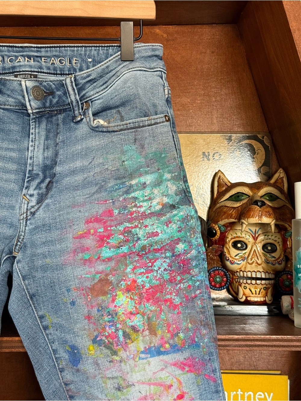 American Eagle Outfitters - Custom Paint Splatter Airflex + Jeans - Men’s 29